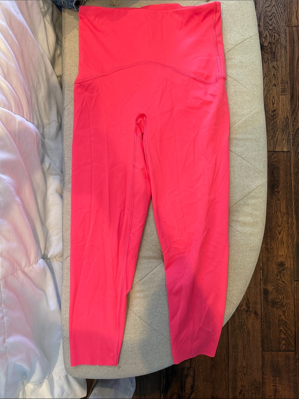 SPANX High-Rise Leggings in Bright Pink